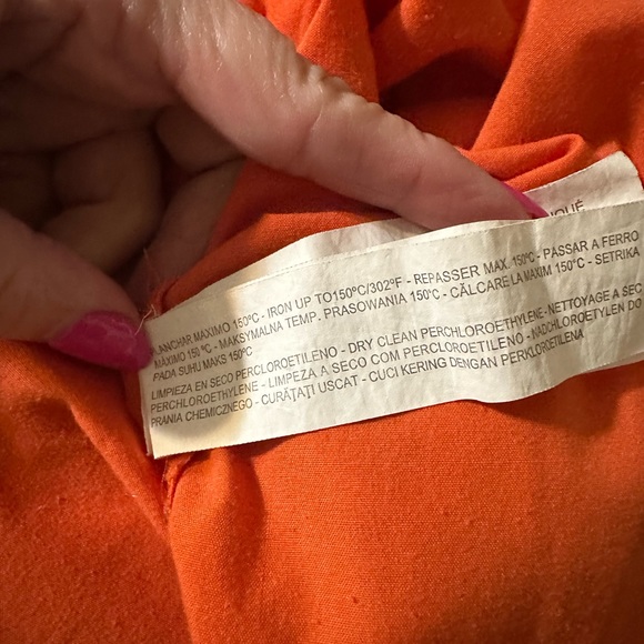 Zara orange dress with eye lights - Picture 5 of 6